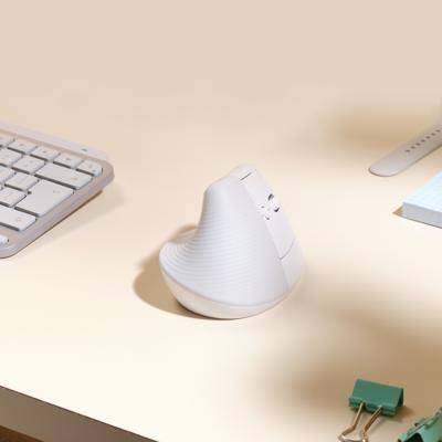 Logitech Lift for Mac Wit Ergonomische Draadloze Muis