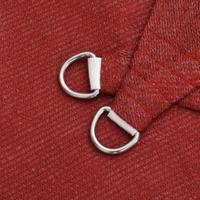 VidaXL Zonnezeil 160 g/m² 2x3,5 m hdpe rood - thumbnail