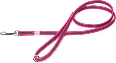 Antislip Hondenriem - 14mm x 1,2m - Met Handvat & O-ring - Roze