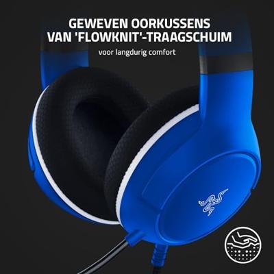 Razer Kaira X for Xbox - Bedrade headset voor de Xbox Series X|S (TriForce titanium-drivers van 50mm, HyperClear cardioïde microfoon, voor pc, Mac, Nintendo Switch en mobiele apparaten) Blauw