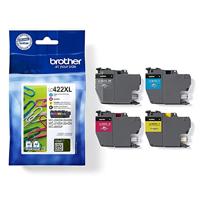 Brother inktcartridge, 1.500 - 3.000 pagina's, OEM LC-422XLVAL, 4 kleuren - thumbnail