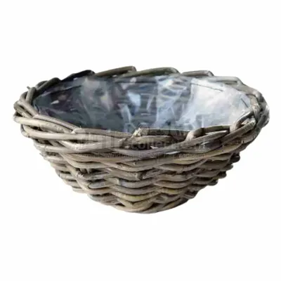 schaal antiek grijs D30H12 cm Van der Leeden - Van der leeden