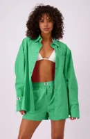 Black Bananas Classic Blouse Dames Groen - Maat M - Kleur: Groen | Soccerfanshop - thumbnail