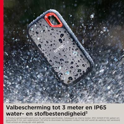 SanDisk Extreme® Portable 4 TB Externe SSD harde schijf (2,5 inch) USB-A 3.2 Gen 2 Zwart, Oranje SDSSDE61-4T00-G25