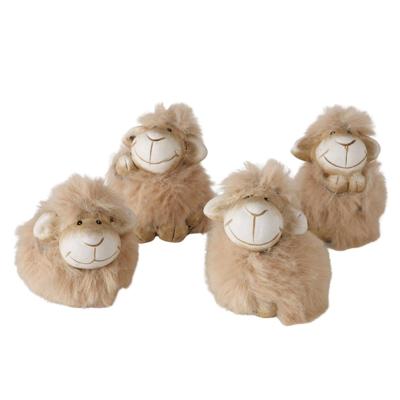 Boltze Home figuur schaap 4,5x5x5,5cm