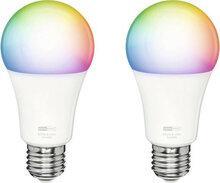 DUOPACK: 2 x Zigbee ZLED-RGB9 Dimbare E27 LED Lamp - Kleur