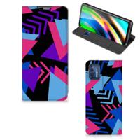 Motorola Moto G9 Plus Stand Case Funky Triangle - thumbnail