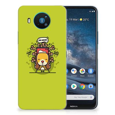 Nokia 8.3 Telefoonhoesje met Naam Doggy Biscuit Nokia 8.3 Telefoonhoesje met Naam Doggy Biscuit