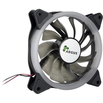 Inter-Tech INTER-TECH - Argus RS-051 RGB - Gehäuselüfter - 120 mm CPU-koellichaam met ventilator Zwart (b x h x d) 120 x 25 x 120 mm Inter-Tech INTER-TECH - Argus RS-051 RGB - Gehäuselüfter - 120 mm CPU-koellichaam met ventilator Zwart (b x h x d) 120 x 25 x 120 mm