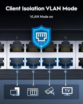 Cudy 24-port gigabit unmanaged switch (zwart)