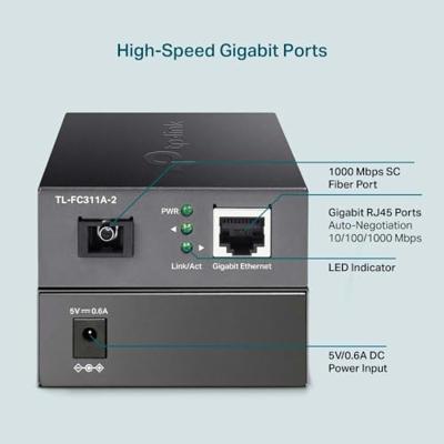 Singlemode Mediaconvertor TP-Link TL-FC311A-2
