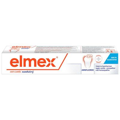Elmex Anti-Cariës Zonder Menthol Tandpasta 75ml
