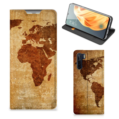 OPPO Reno3 | A91 | Book Cover | Wereldkaart