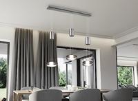 Trio HanglampFranklin 3-lichts RVS - 326510307 - thumbnail