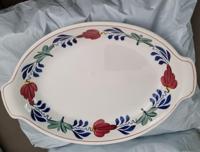 Boerenbont serveerschaal met handvaten 31 cm - thumbnail