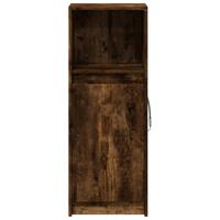 Dressoir met LED 38x34x100 cm bewerkt hout gerookt eikenkleurig - thumbnail