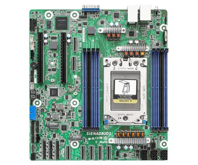 ASRock SIENAD8UD3 Moederbord Socket AMD SP6 Vormfactor Micro-ATX Moederbord chipset SoC
