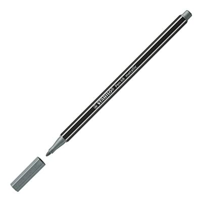 Stabilo viltstift - metallic zilver (68/805)
