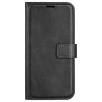 Casecentive Leren Wallet case met sluiting iPhone 16 zwart - thumbnail