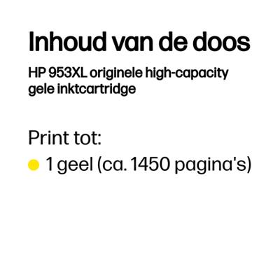 HP 953XL Inktcartridge geel
