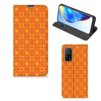 Xiaomi Mi 10T | 10T Pro | Hoesje met Magneet | Batik Oranje - thumbnail