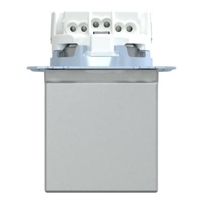 Merten MEG2311-0460 Wandcontactdoos System M Aluminium 1 stuk(s)