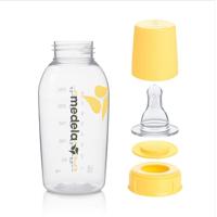 Medela Moedermelkflesje 250ml+speen Medium Flow - thumbnail