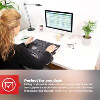 Contour Design ArmSupport Red Gel-polssteun Zwart - thumbnail