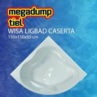 Wisa Ligbad Caserta 150X150X55 cm Wit - Caserta 150x150x55 cm - thumbnail