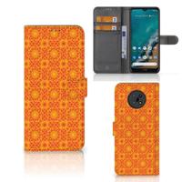 Nokia G50 | Telefoon Hoesje | Batik Oranje - thumbnail