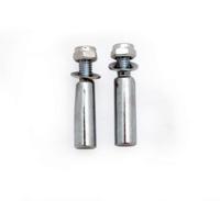 Simson crankspies zilver per 2 stuks op kaart - thumbnail