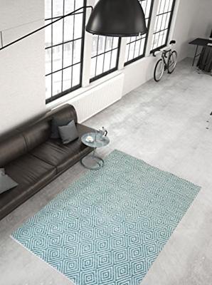 Woltapijt tapijt wol Azteekse patroon Aztec Scandi design roze roze blauw tapijt woonkamer eetkamer tapijt tapijt loper gang loper verschillende kleuren