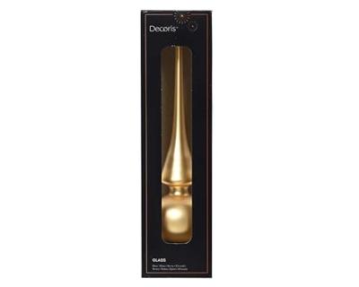 Decoris piek glas goud mat 6x26cm