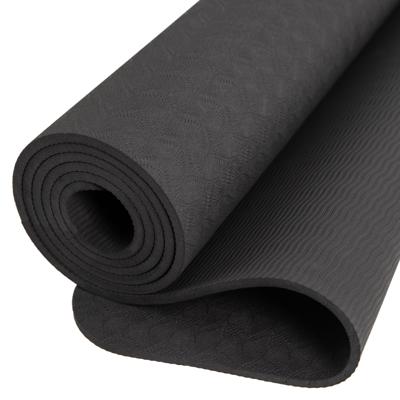 Spiru TPE Yogamat Zwart - Extra Dik - 6 mm - 183 x 61 cm Spiru TPE Yogamat Zwart - Extra Dik - 6 mm - 183 x 61 cm
