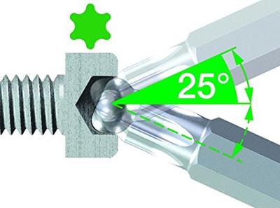 Wiha Stiftsleutelset | in Classic houder | TORX® | kogelkop | 9-delig | chemisch gezwart - 32394 - 32394 - thumbnail