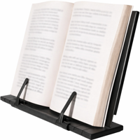 XEMM Verstelbare Boekenstandaard - 7 Standen - Metaal - Zwart - thumbnail