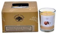 Green Tree Geurkaars Sandalwood & Clove (55 gram) - thumbnail