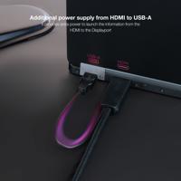 DisplayPort naar HDMI Kabel NANOCABLE 10.15.4352 Zwart 1,8 m 4K Ultra HD - thumbnail