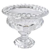 Clayre & Eef Fruitschaal Ø 19x15 cm Transparant Glas - thumbnail