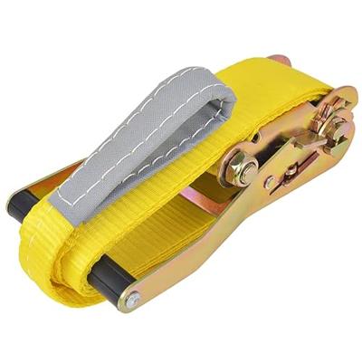 VidaXL Slackline 15 m x 50 mm 150 kg geel