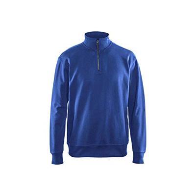 Blåkläder Sweatshirt met halve rits 33691158 | Zwart | Maat L - 7330509466445