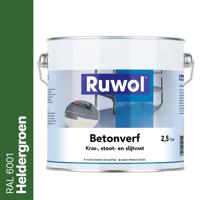 Ruwol Betonverf Heldergroen (RAL 6001) 2,5 liter - thumbnail