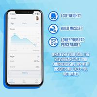 Silvergear Smart Personenweegschaal Zwart - thumbnail