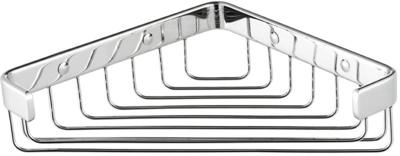 Geesa Basket doucherek hoekmontage 24x17,5x5cm chroom Geesa Basket doucherek hoekmontage 24x17,5x5cm chroom