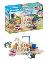 PLAYMOBIL World of Horses Isabella en Leeuwin speelset 71354 - thumbnail