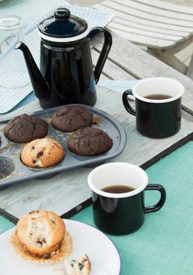 Rösle bakvorm muffins 35,5 x 20 cm staal zwart Rösle bakvorm muffins 35,5 x 20 cm staal zwart