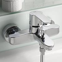 Grohe Badkraan Wave Cosmopolitan met Omstel en Koppelingen Chroom - thumbnail
