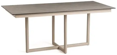 Tierra Outdoor dining tuintafel rivera 100x220x75cm champagne Tierra Outdoor dining tuintafel rivera 100x220x75cm champagne