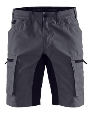 Blåkläder Service short stretch 14491845 | Medium Grijs/Zwart | Maat 48 - 7330509801864