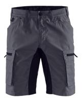 Blåkläder Service short stretch 14491845 | Medium Grijs/Zwart | Maat 48 - 7330509801864 - thumbnail